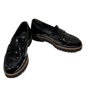 Paul Green Samone Black Patent Leather Loafers